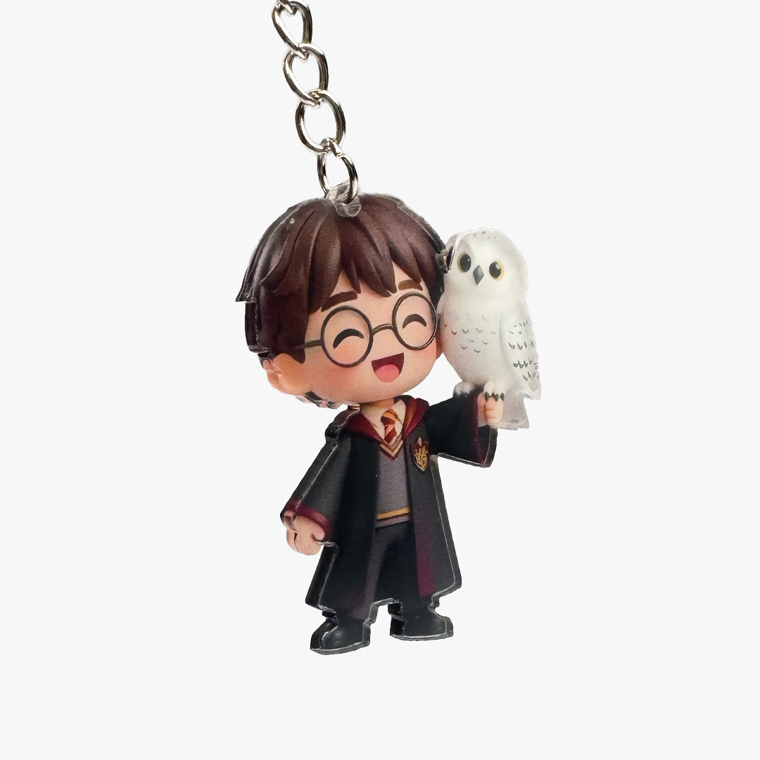 Smiling Harry Potter with Owl 2